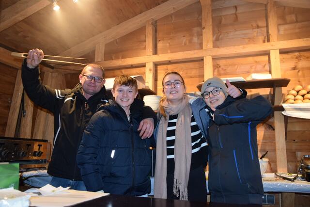 Bernhard Fuchshuber, Florian Fuchshuber, Mia Berger und Daniela Graf. | Foto: BRS