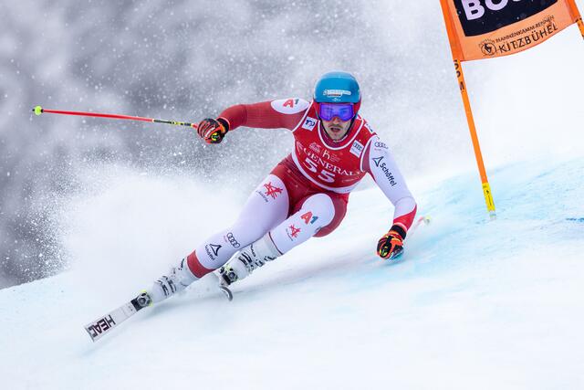 Stefan Eichberger voll in Fahrt. | Foto: GEPA pictures