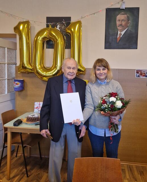 Kurt Enenkel und Stefanie Lamp bei der Feier im PVÖ Ottakring. | Foto: BV16