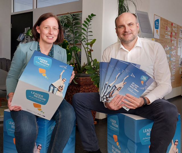 Geschäftsführerin Christine Filipp  und Obmann Christian Frank. | Foto: LEADER