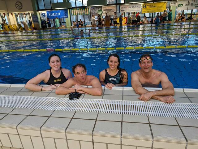 In ihrem Element: Lena Grabowski, Patrick Oberroither, Lena Sebauer, Christoph Prandstetten