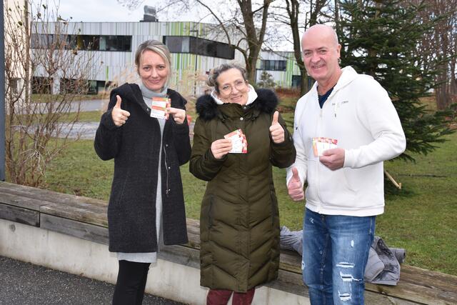 Tina Reithofer, Ingrid und Hans Holcmann. | Foto: Alexandra Goll