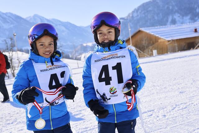 Die Zwillinge Tim und Luca Lackner. | Foto: Heiko Mandl