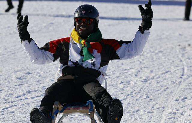 Wahabu Musha aus Ghana war der schnellste bei den Herren. | Foto: Heiko Mandl