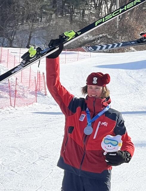 Janik Sommerer aus Gosau holte bei den Olympischen Jugendspielen Silber in der Ski-Cross-Disziplin | Foto: Privat