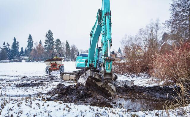 Der bestellte Bagger musste seine Arbeiten einstellen. Eine Ausnahmeregelung fehlte. | Foto: Privat