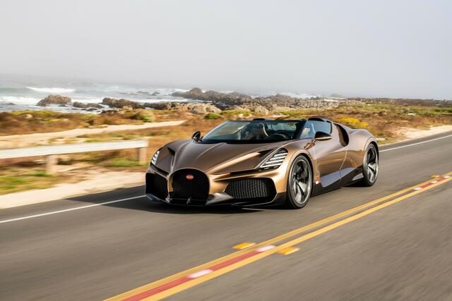 Er bietet, was kein anderes offenes Fahrzeug kann: Der neue Bugatti W16 Mistral, benannt nach dem kräftigen Wind, ist die perfekte Mischung aus Leistung, Luxus, Komfort, Dynamik, Sicherheit und Handling.  | Foto: Bugatti