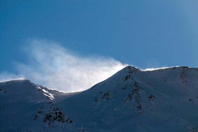 Bild # 3348: sichtbarer Südwind im Bereich des Venet. | Foto: © by Ing. Günter Kramarcsik