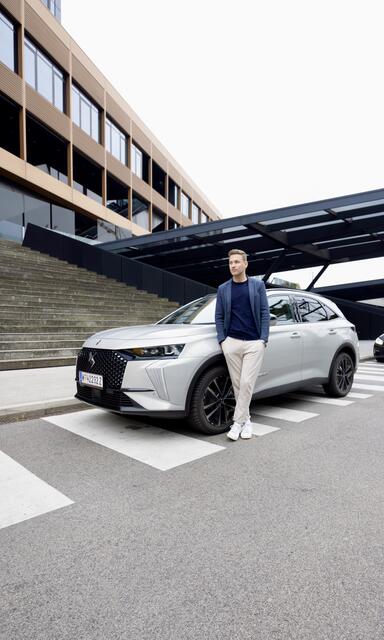 Daniel Kleinfercher wirbt derzeit für den Autohersteller DS Automobiles Österreich. | Foto: Privat
