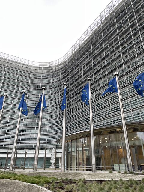 "Berlaymont" in Brüssel: Sitz der Europäischen Kommission. 