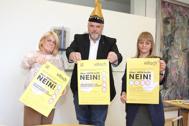 Sexualisierte Gewalt hat beim Villacher Fasching keinen Platz. | Foto: Stadt Villach/Astrid Kompan