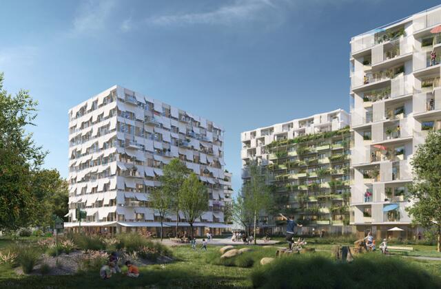 Die Häuser Am Kempelenpark werden maximal 25 Meter hoch. | Foto: einszueins_querkraft_patricia-bagienski-grandits