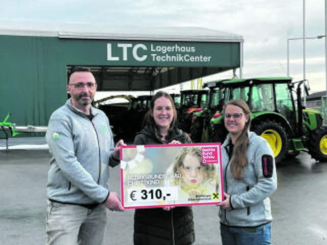 Christoph Guba von LTC, Bianca Lacher von der BezirksRundSchau Vöcklabruck und Betriebsleiterin von LTC, Marina Bayer.  | Foto: Roman Cserkits