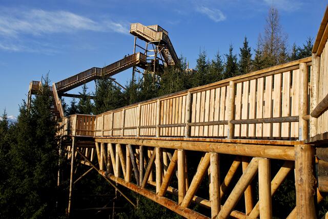 Der Wipfelwanderweg ist seit August 2022 nicht mehr in Betrieb. | Foto: TV Gleinalm