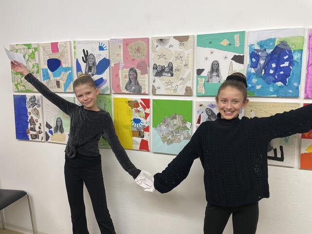 Karolina Zwinz und Rosa Fried (r.) vor ihrer Projektarbeit | Foto: Daniel Schmidt