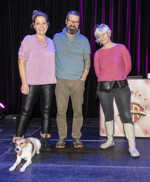 Monica Weinzettl, Gerold Rodle, Irene Künzel (Obfrau Kultureszene Kottingbrunn) &amp; Piper Piperina