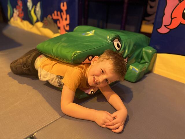 Maximilian ließ sich vom Krokodil vernaschen! | Foto: Kahrer