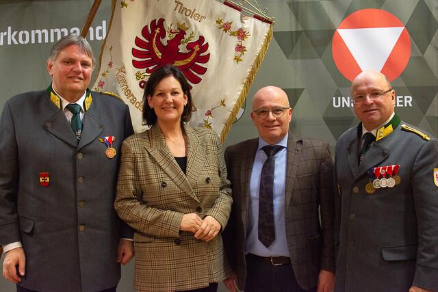 TKB-Vizepräsident Roman Burgstaller und LAbg Andrea Haselwanter-Schneider, GR Markus Stoll | Foto: TKB