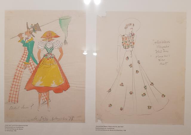 Kostüme für die nicht stattgefundene Aufführung 1938