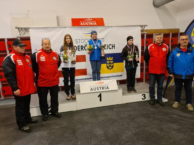 Lara Walch bei der Siegerehrung