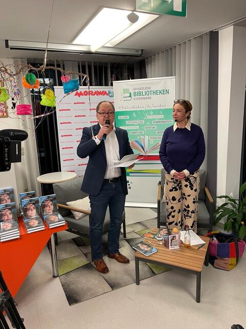 Von der Rolle Aglaia Szyszkowitz las aus ihrem Buch Murtal