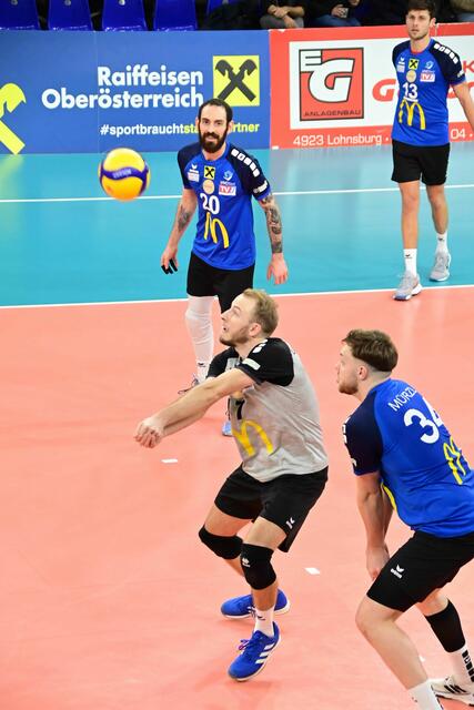 Libero Stephan Langwieser lieferte wie sein gesamtes Team eine starke Leistung ab. | Foto: UVC McDonald's Ried/Wakolbinger