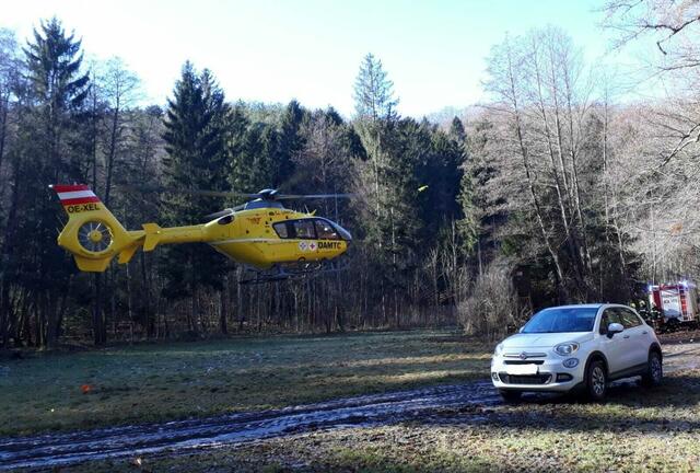 Der Verunglückte verstarb kurz nach der Einlieferung ins Landeskrankenhaus Graz an seinen Verletzungen.  | Foto: Bezirksfeuerwehrkommando Jennersdorf