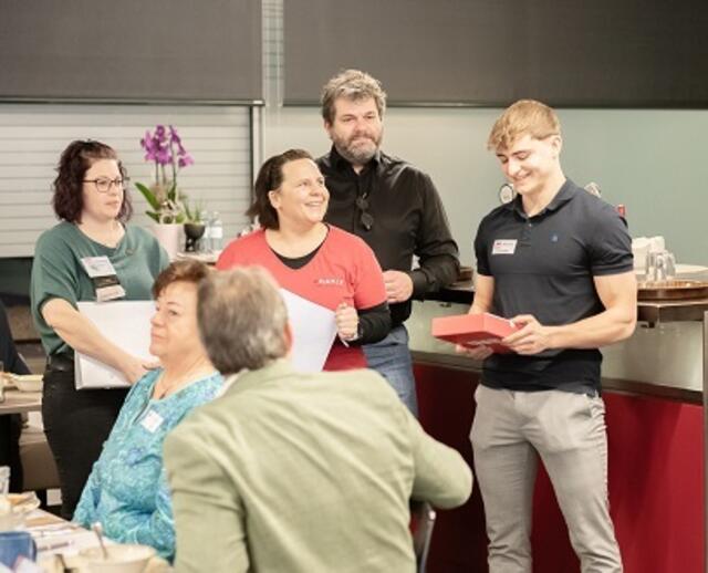 v.l.: Corinna Schaumberger, Nadja Puchebner, Michl Forster und Julia Fürnholzer | Foto: Uschi Wolf