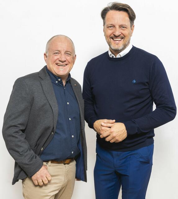 Baustadtrat Bernhard Wagner und Vizebürgermeister Gerhard Riegler. | Foto: Svoboda