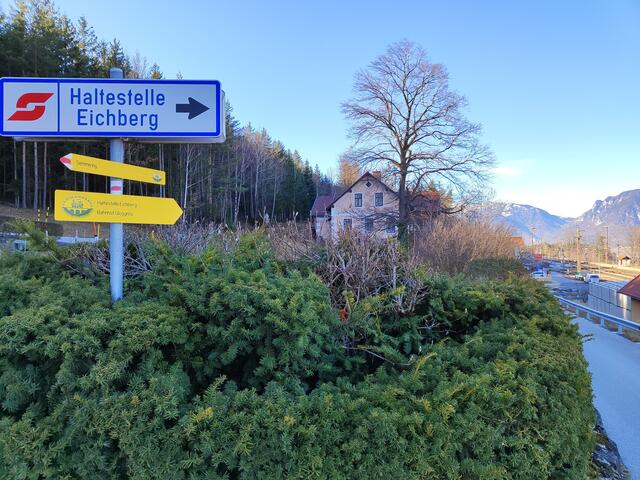 und gleich sind wir am Bahnhof Eichberg... | Foto: I.Wozonig
