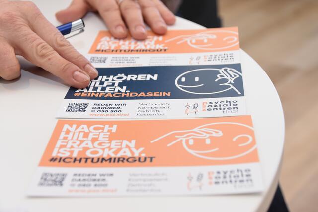 Das Motto des PSZ Unterland lautet "Reden wir drüber".  | Foto: Barbara Fluckinger