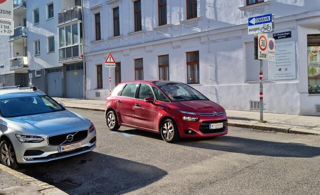 Achtung! Die Pretschogasse, zwischen Hernalser Hauptstraße und Zeillergasse, ist jetzt eine Einbahn. | Foto: BV17