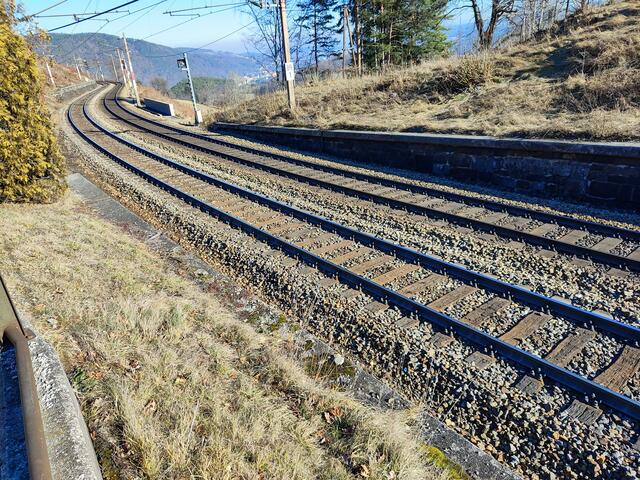 es wollte partout kein Zug mehr kommen... | Foto: I.Wozonig