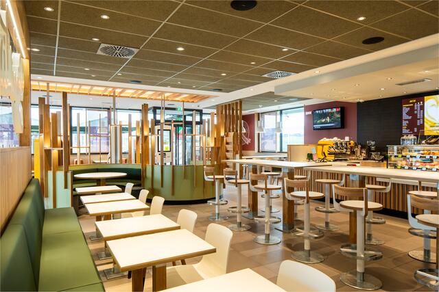 So sieht der neue McDonald's in St. Valentin aus. | Foto: McDonald’s Österreich 