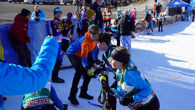 Bei der Wurfstation wurde so manche Platzierung gewonnen und verloren. | Foto: Johannes Brandner