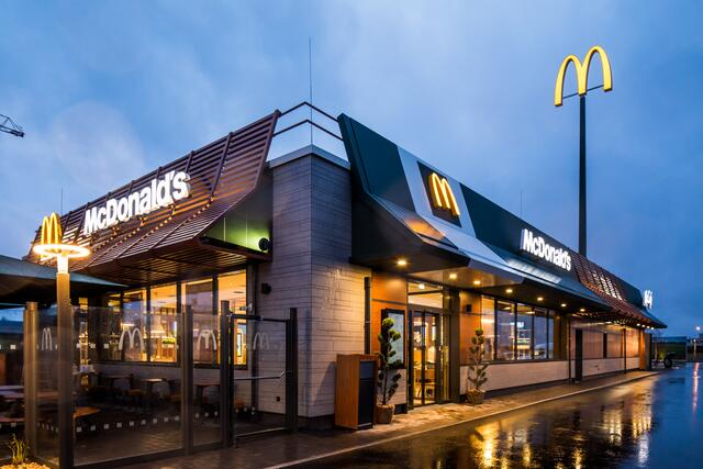 So sieht der neue McDonald's in St. Valentin aus. | Foto: McDonald’s Österreich 