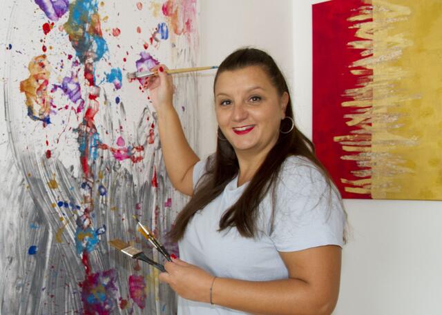 Stadträtin Manuela Horvath gibt Einblick in ihr künstlerisches Schaffen.