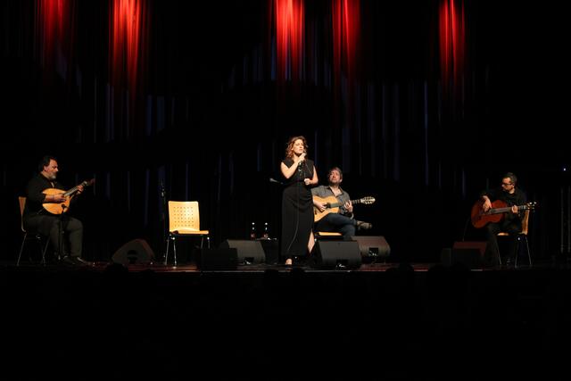 Silvana Peres und das Carlos Leitao Ensemble waren im Forum Kloster Gleisdorf mit ihrer Fado Musik zu Gast. | Foto: RegionalmedienSteiermark/Hofmüller