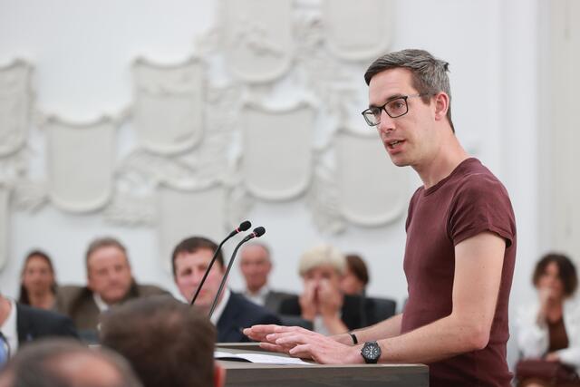 Themen aus dem Gemeinderatswahlkampf im Landtag: Wohnen und freier Zugang zum "Rosengarten" waren Themen die Kay-Michael Dankel bei der Landtagssitzung ansprach.  | Foto: Archivbild/Land Salzburg/Franz Neumayr 