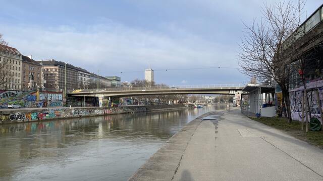 Mehr Grün und Kühlung: Mit weiteren Projekten will die Stadt Wien den Donaukanal aufwerten.  | Foto: Kathrin Klemm