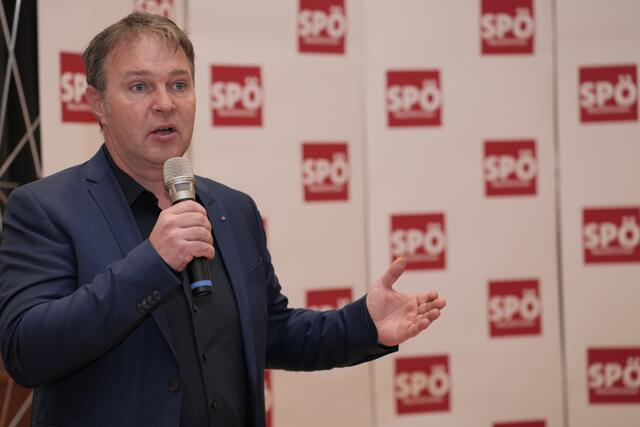 Ehrengast in Neunkirchen: Bundesparteivorsitzender Andreas Babler.