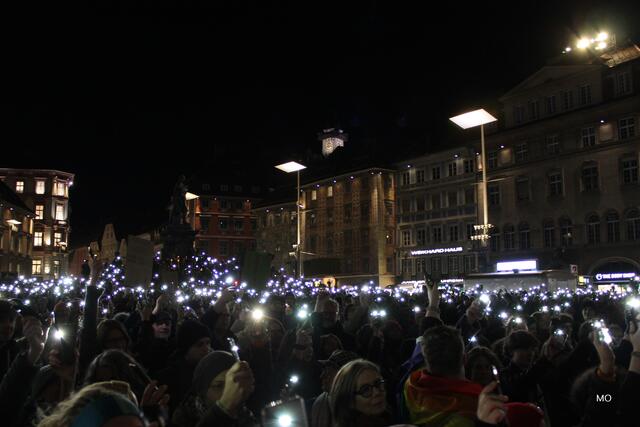 Lichtermeer am Grazer Hauptplatz