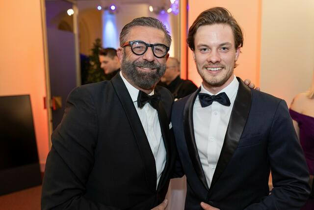 Mauro Maloberti mit Schauspieler Julian Waldner (rechts) | Foto: Rene Brunhölzl