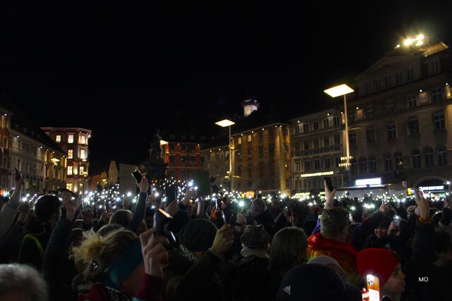 Lichtermeer, Demo gegen Rechts, Graz