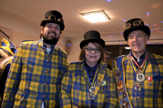 Sonja Anglburger zwischen Gerry und Manni Maier