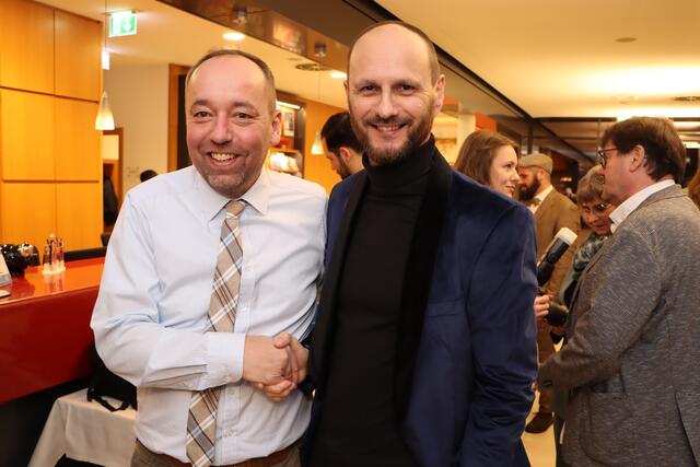 Bürgermeister Engelbert Leitner und Christian Luger. | Foto: Markus Bäumler/zema-medien.de