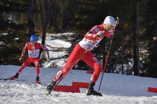 Johannes Lampaerter in Runde 1 noch vor Stefan Rettenegger aus Salzburg.
