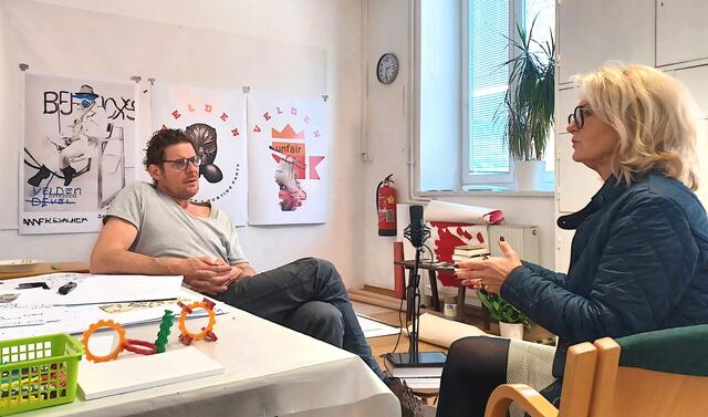 Gerhard Fresacher im Interview mit Margit Heissenberger | Foto: Ambrusch-Rapp