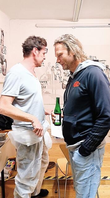 2 artists (Gerhard Fresacher, Ronald Zechner) | Foto: Ambrusch-Rapp