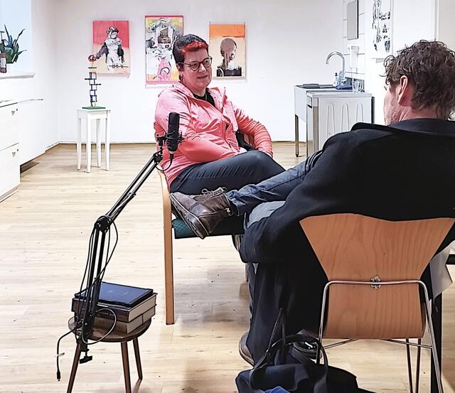 Christine Kodal im Interview mit Gerhard Fresacher | Foto: Ambrusch-Rapp